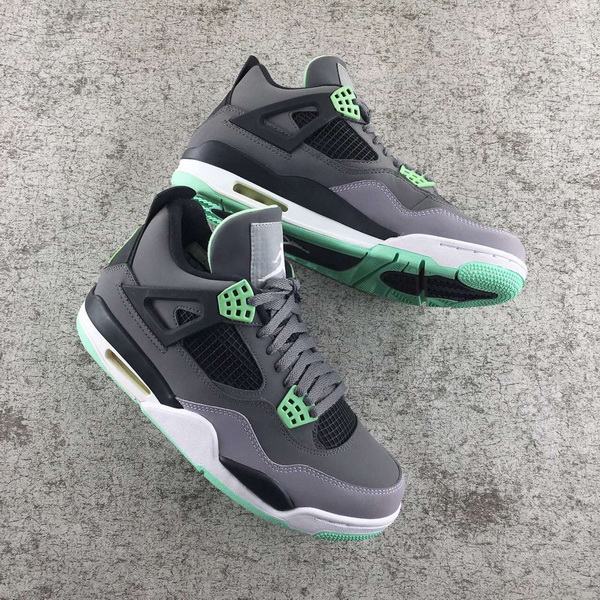 Authentic Air Jordan 4 Green Glow